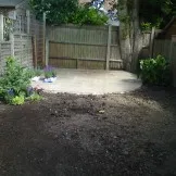 entiry landscape design - advanced progress/patio, Wimbledon Park 4