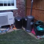 entiry project/carpentry/designer's bin storage before, Wimbledon Village