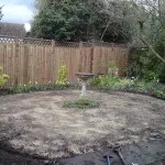 project/ground prepered and siddled