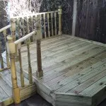 landscaping/decking after 2, Old Malden