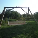 carpentry - handmade swinging bench 2